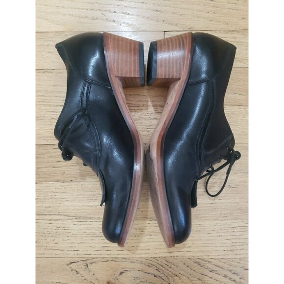 WOLVERINE 1000 Mile Shoes Oxford Kiltie US 7 B Black Samantha Fleet - Picture 4 of 9